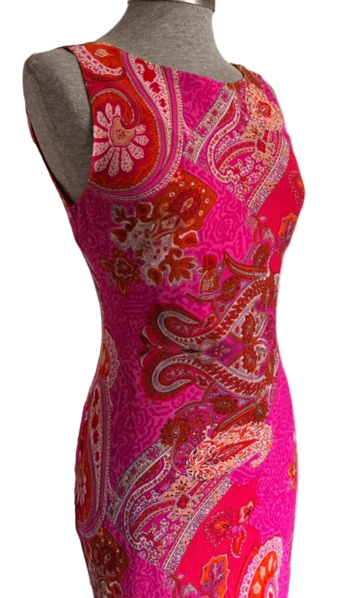 - Vestido seda paisley Shu • Talla S