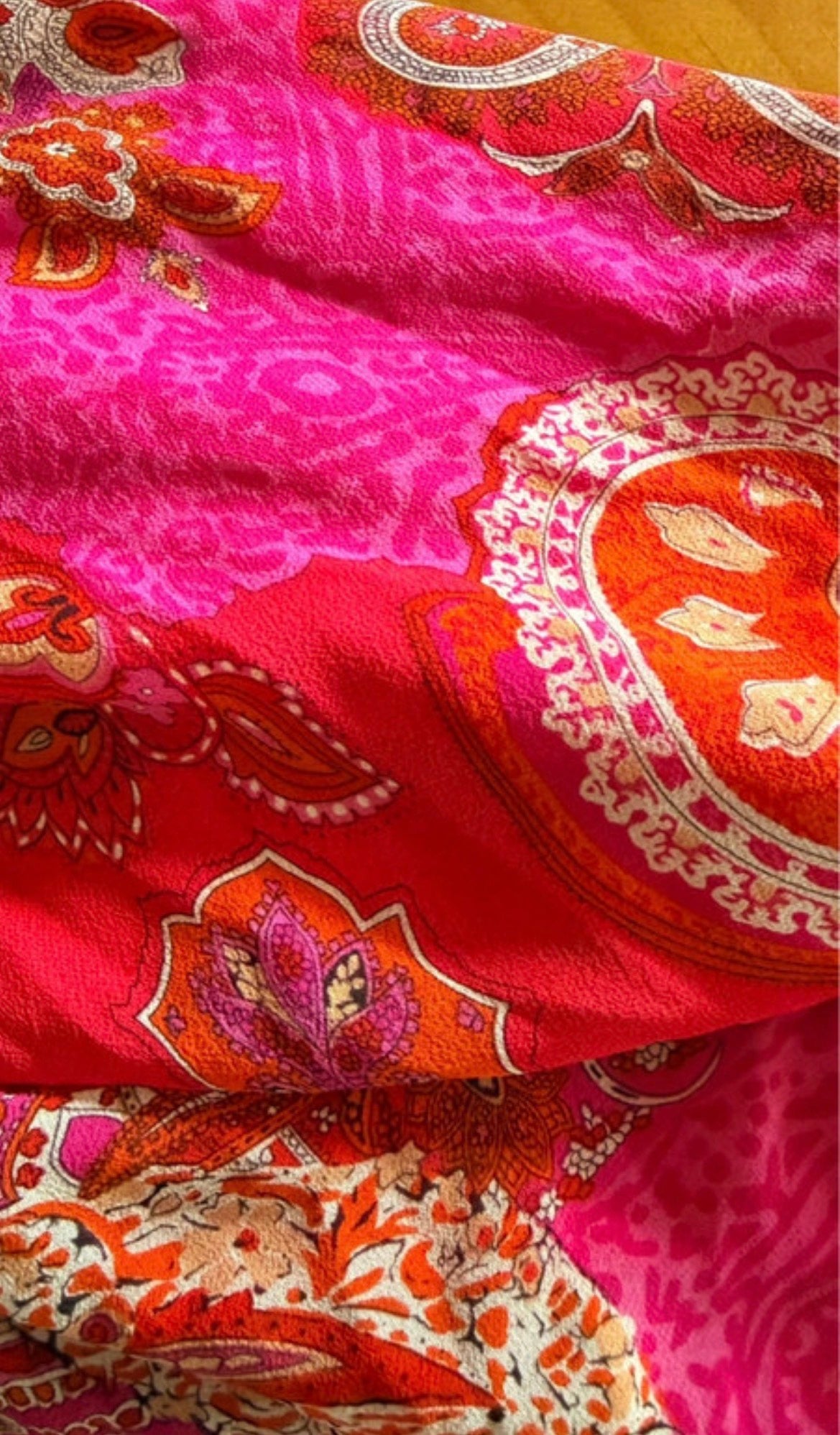 - Vestido seda paisley Shu • Talla S