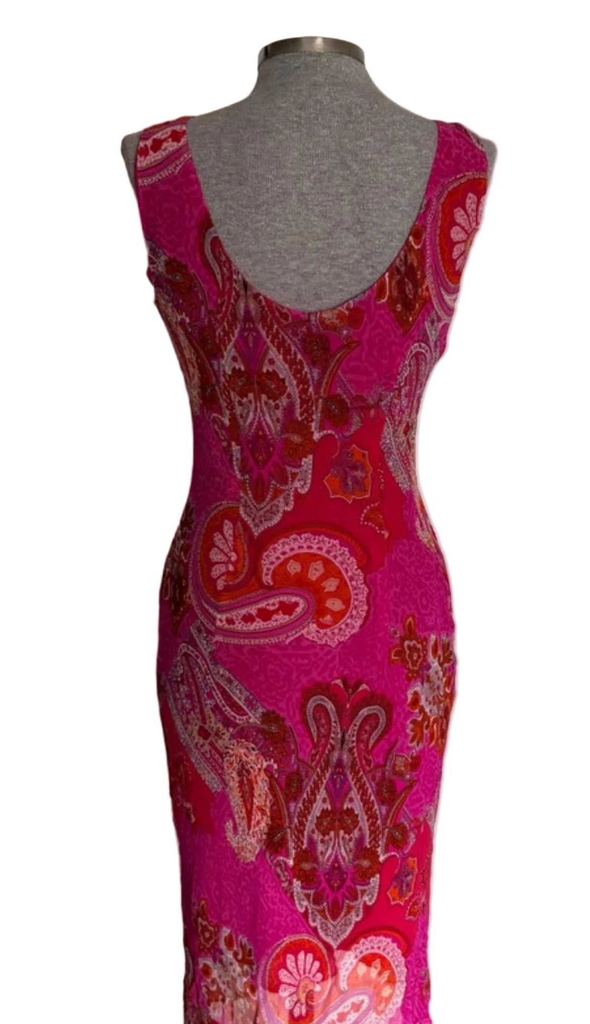 - Vestido seda paisley Shu • Talla S