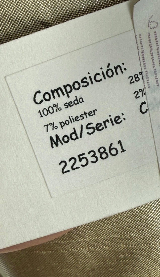 - Vestido seda Anmargo • Talla XXL