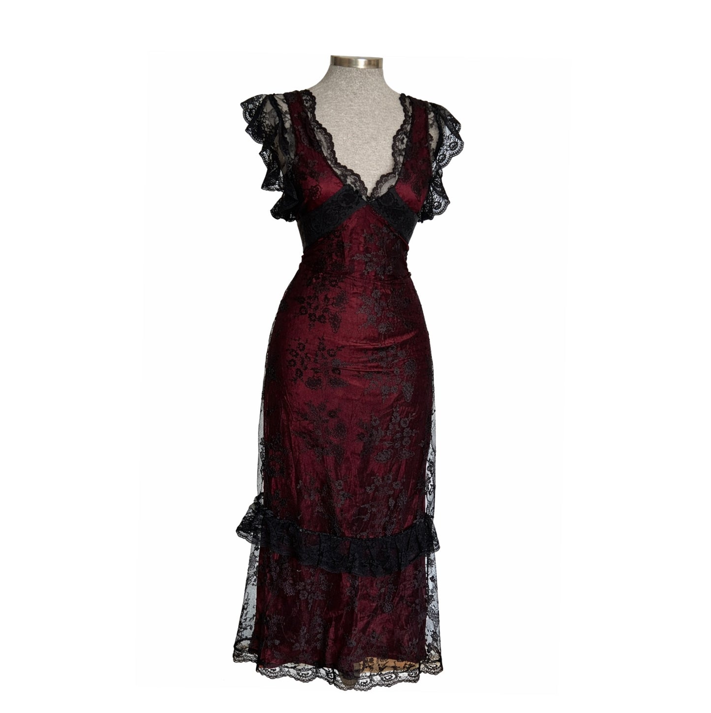- Vestido encaje Roberto Verino • Talla M