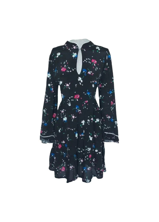 Vestido cuello mao Maje • Talla M
