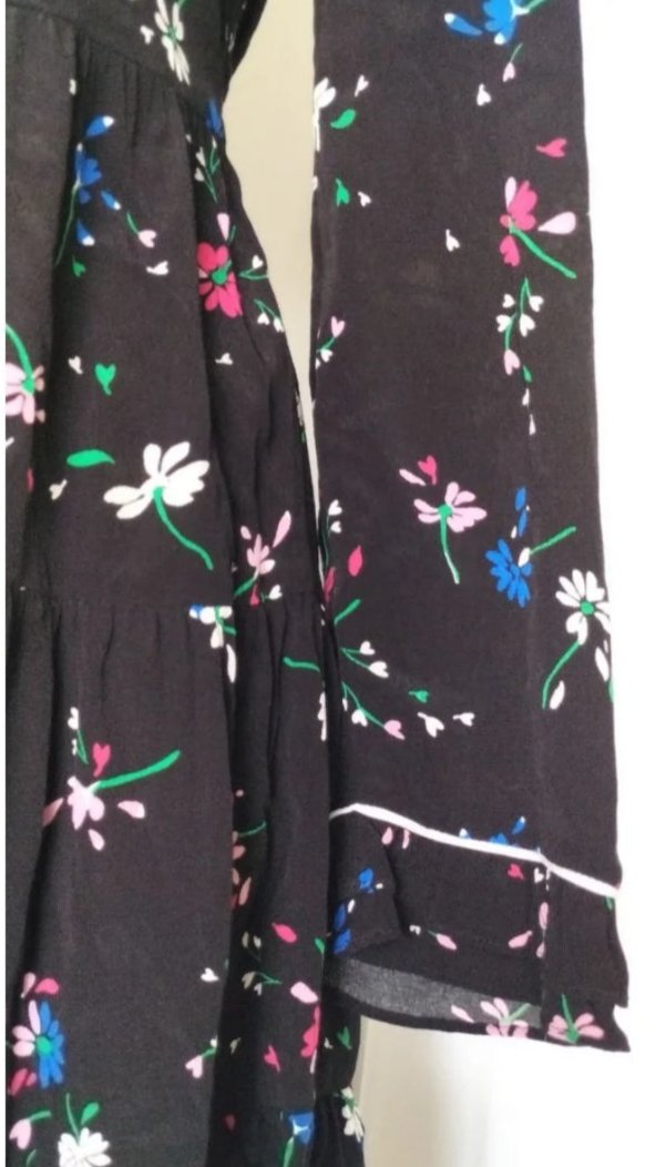 Vestido cuello mao Maje • Talla M