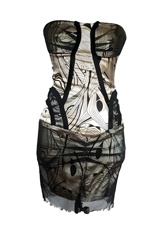 Vestido satén Elisabetta Franchi Celyn • Talla S