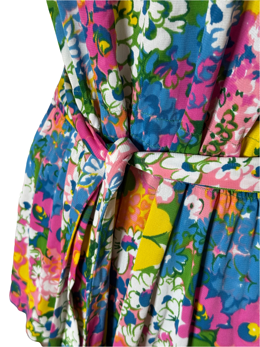 Chaqueta vintage floral Maille France • Talla M
