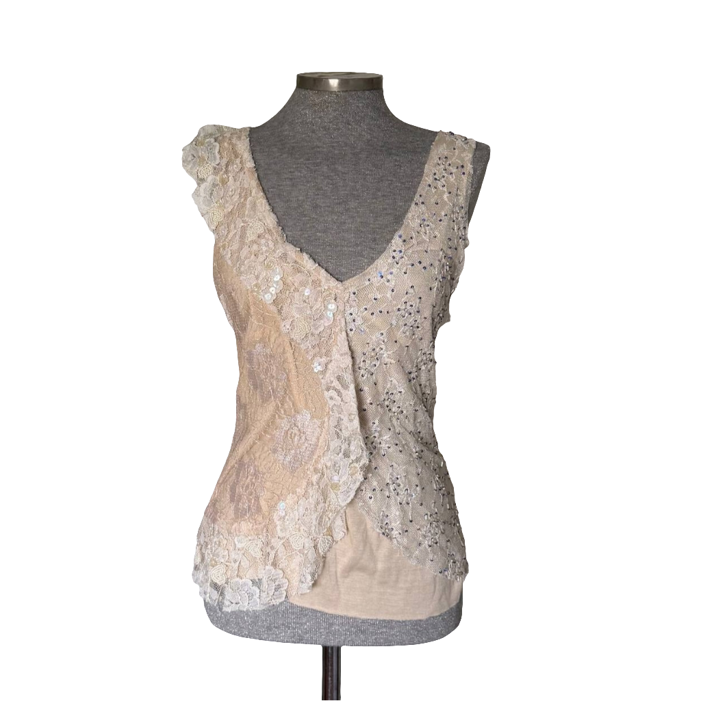- Top bordado Twin set Simona Barbieri • Talla L