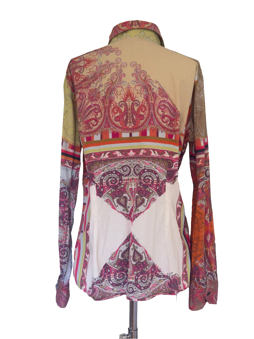 Camisa patchwork Etro • Talla 4XL