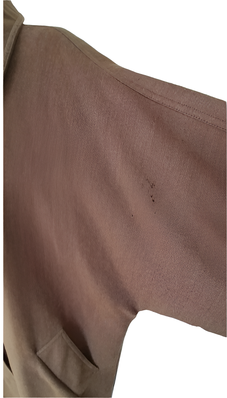 Abrigo largo marrón lana virgen Max Mara • Talla L