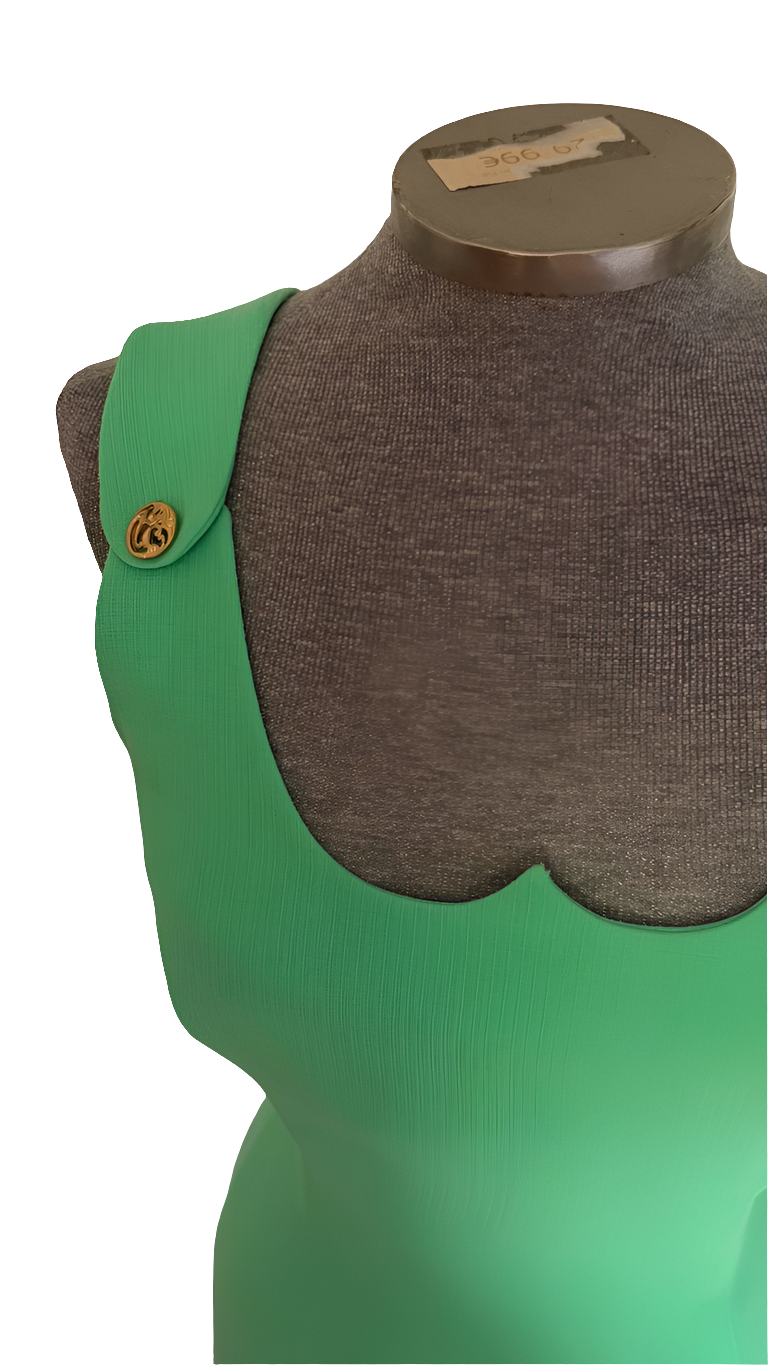 Vestido vintage menta • Talla L