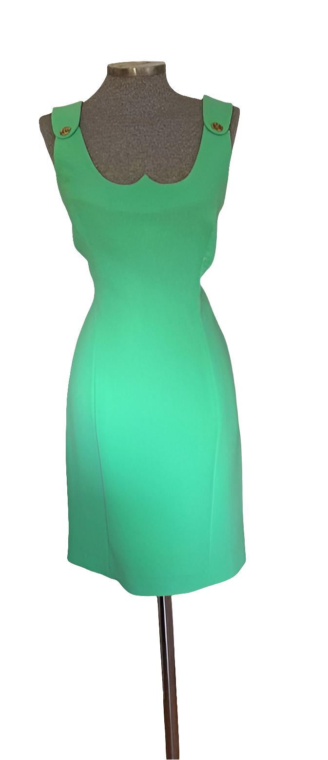 Vestido vintage menta • Talla L
