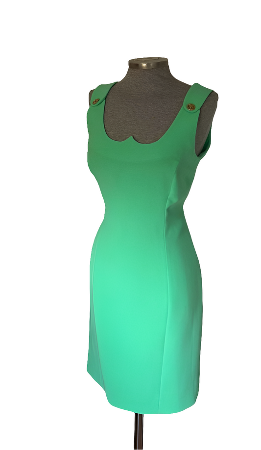 Vestido vintage menta • Talla L