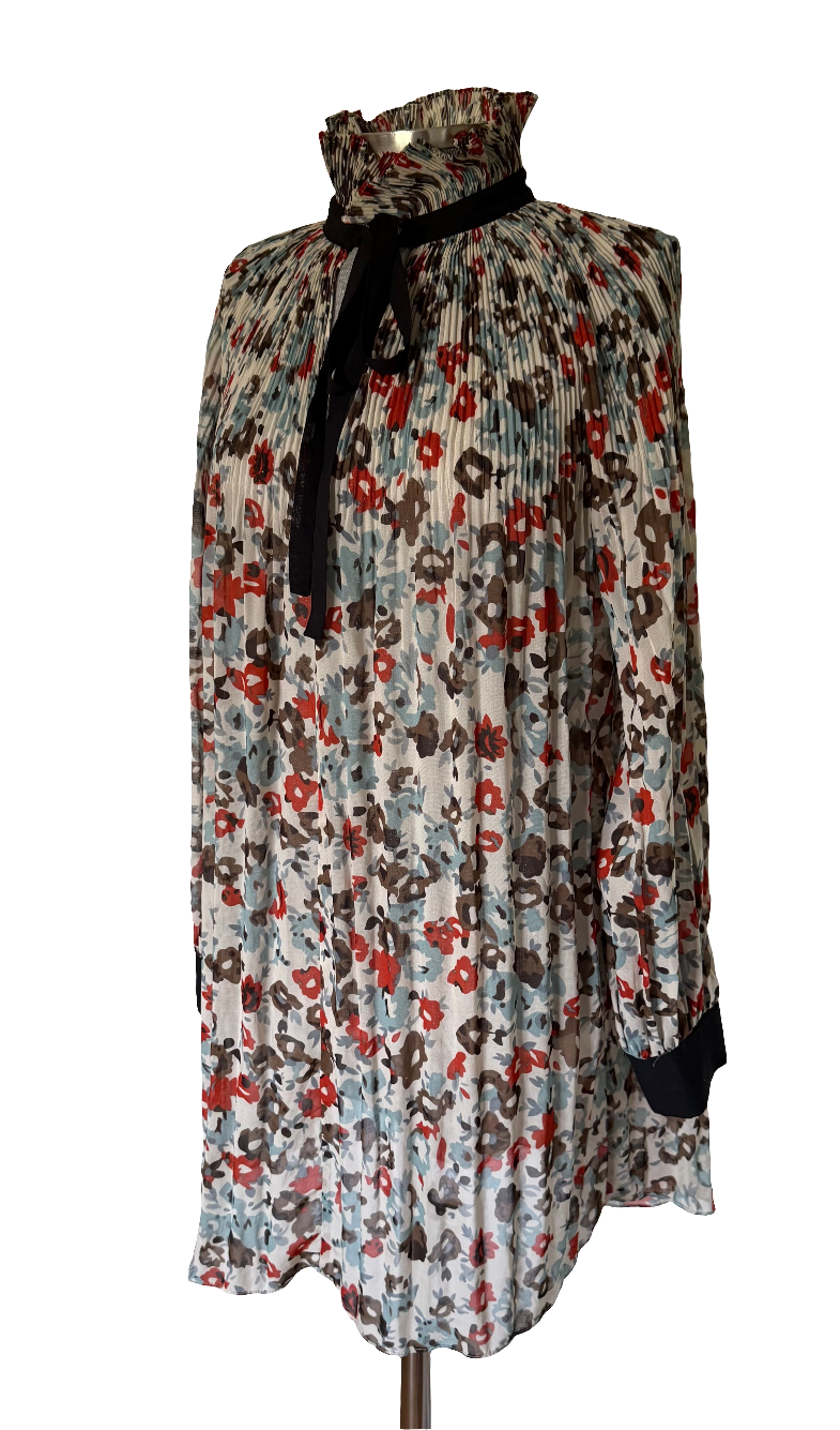Vestido plisado Highly Preppy • Talla S