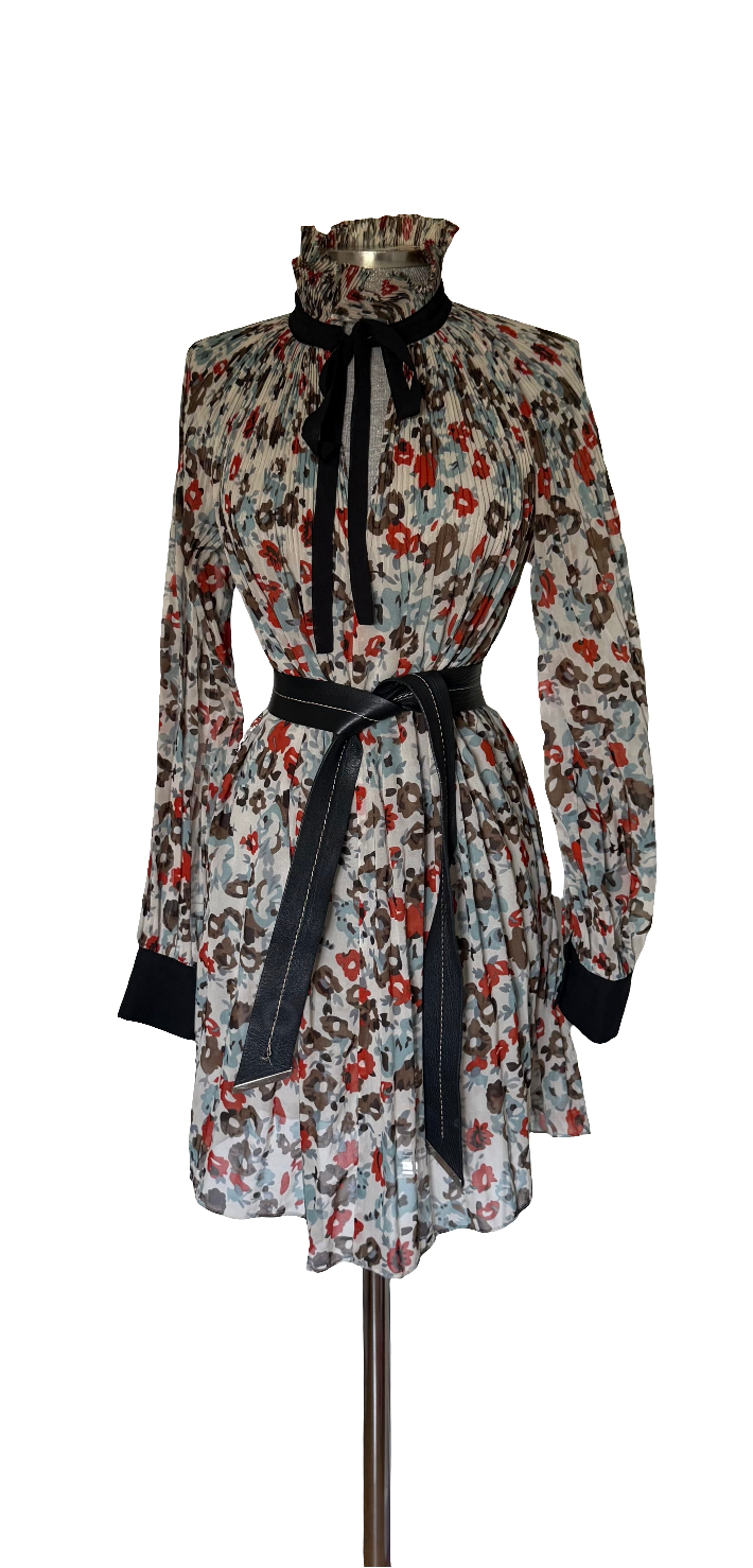 Vestido plisado Highly Preppy • Talla S