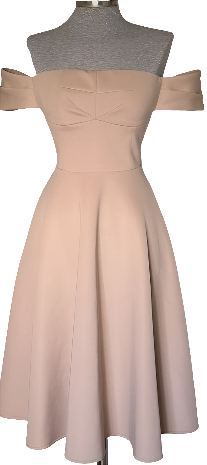 Vestido nude True Decadence • Talla M