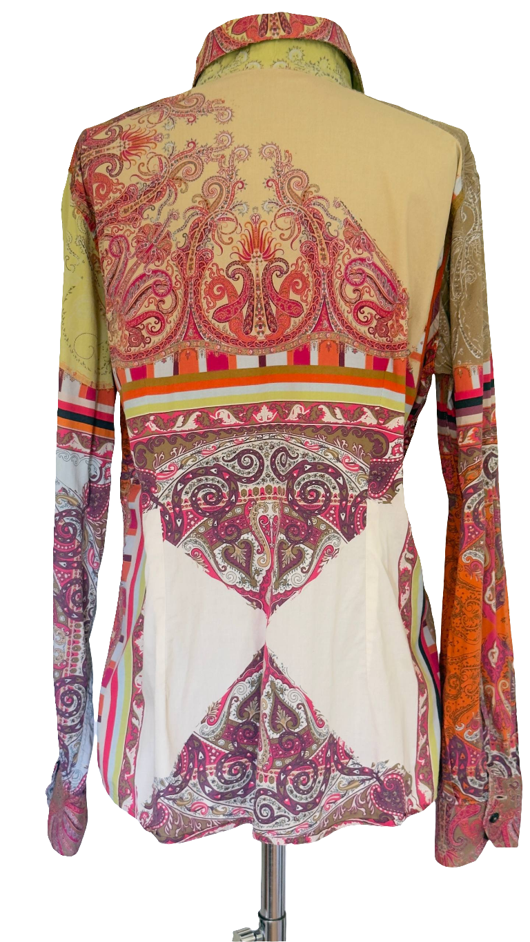 Camisa patchwork Etro • Talla 4XL