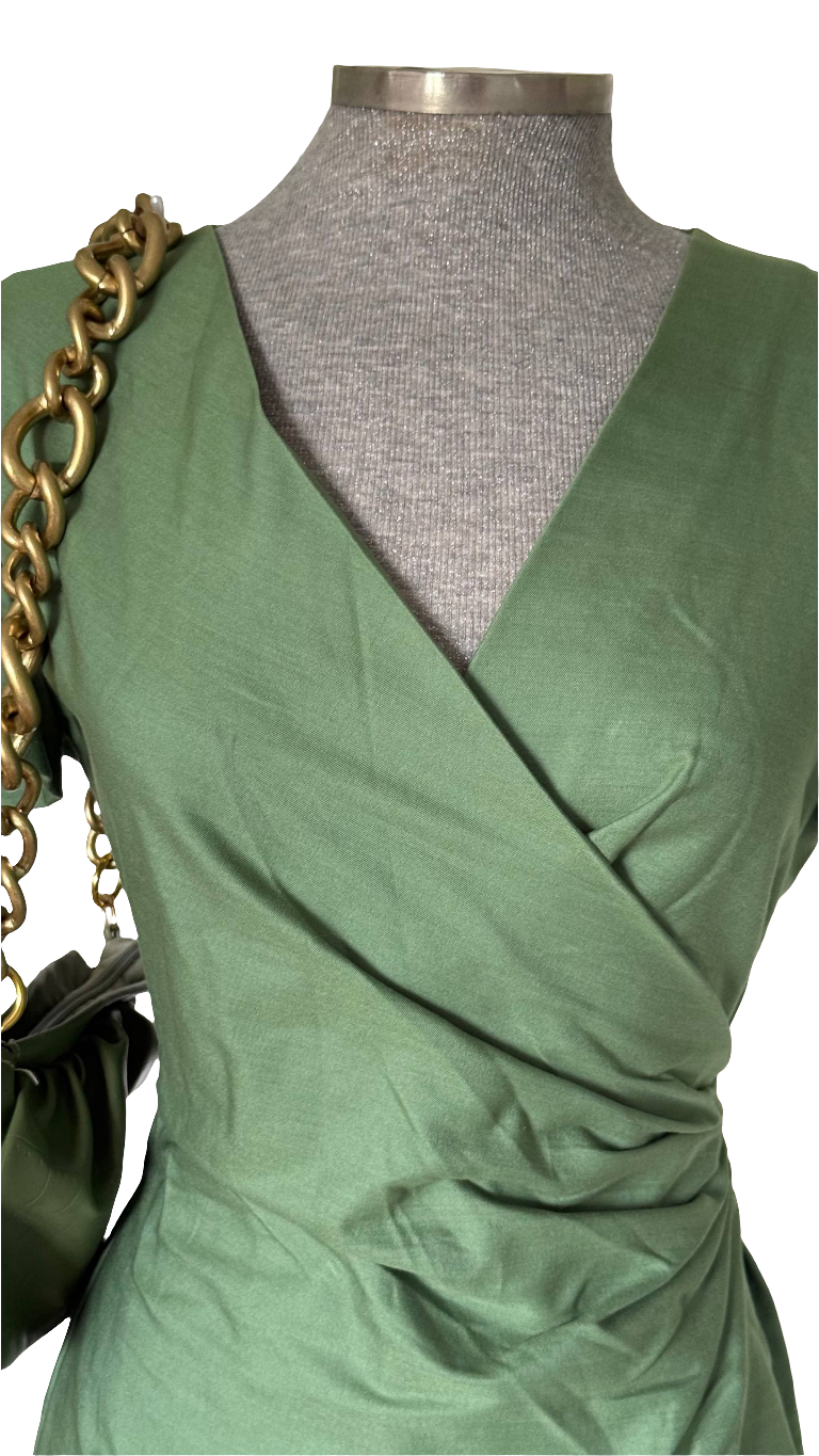 Vestido drapeado Max Mara Studio • Talla M