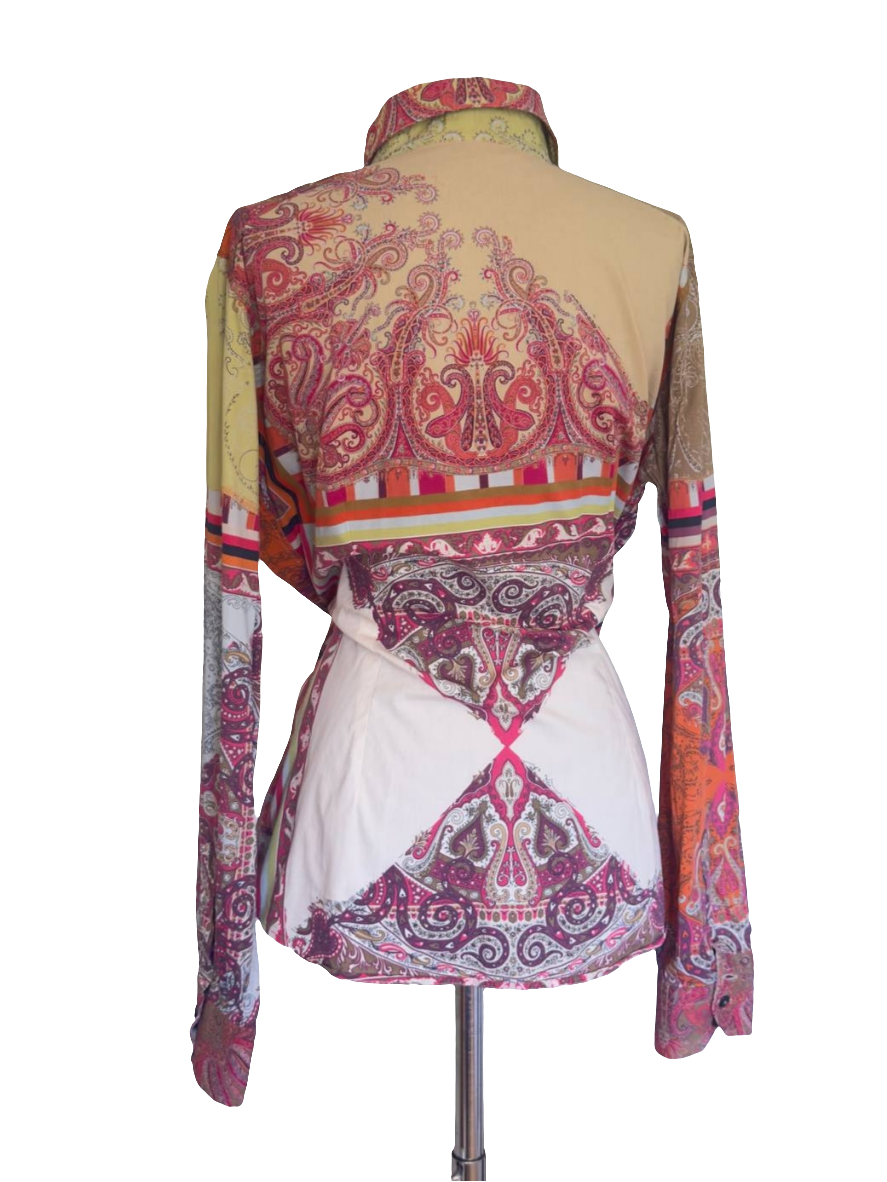 Camisa patchwork Etro • Talla 4XL