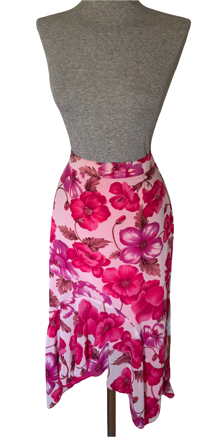 Falda vintage estampada Matilde Cano • Talla M