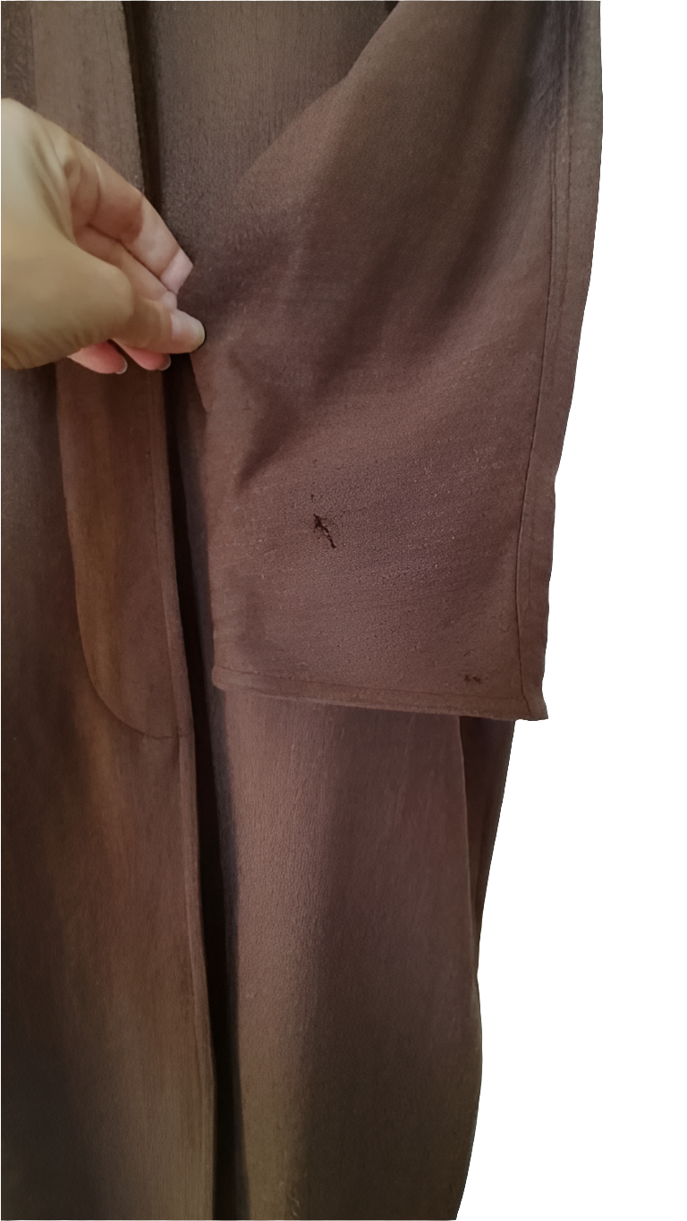 Abrigo largo marrón lana virgen Max Mara • Talla L
