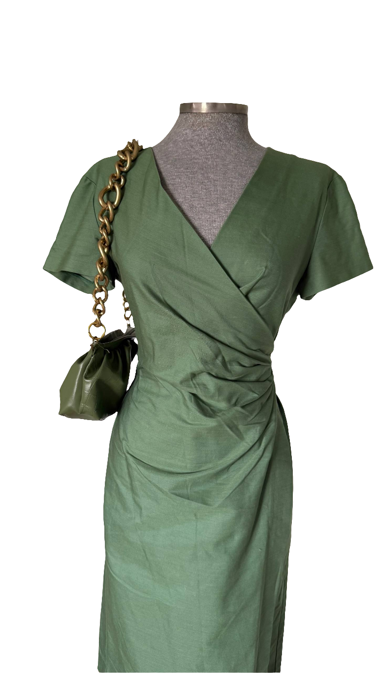 Vestido drapeado Max Mara Studio • Talla M