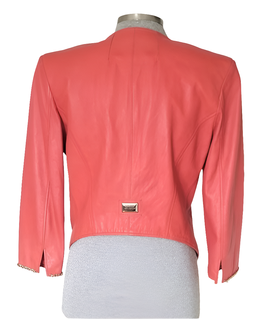 Chaqueta vintage cuero  Mangano • Talla S