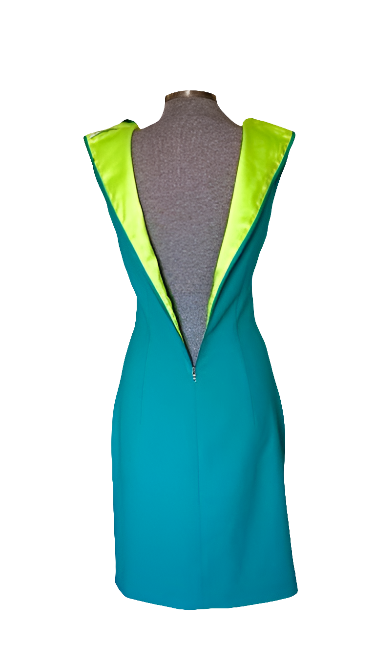 Vestido midi Tahari • Talla L