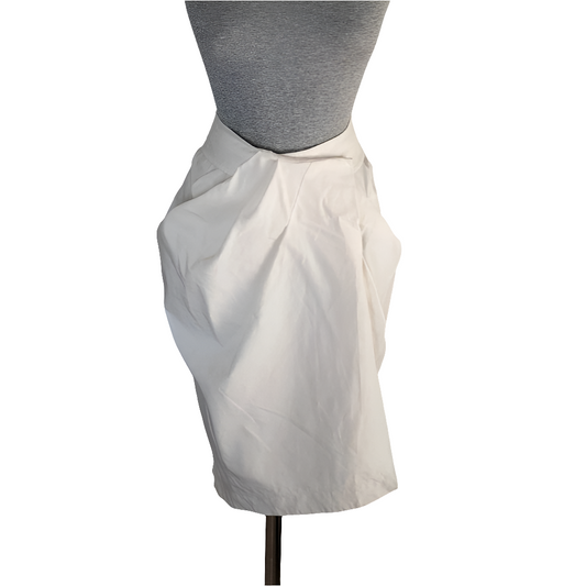Falda vintage drapeada seda Max Mara • Talla XXL