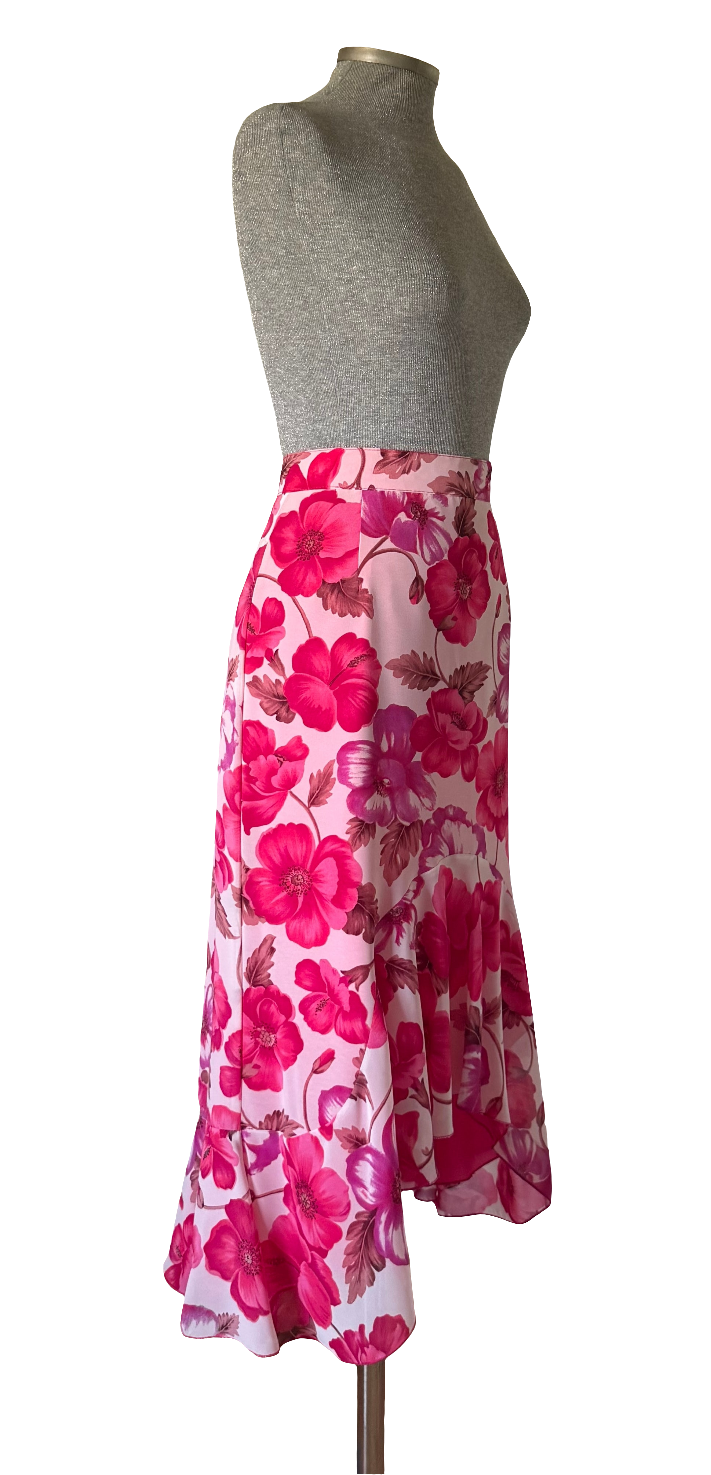 Falda vintage estampada Matilde Cano • Talla M