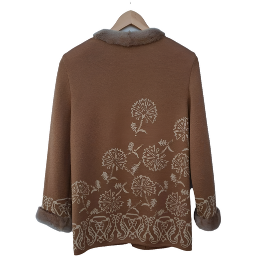 Chaqueta austriaca vintage lana virgen y pelo Geiger • Talla M