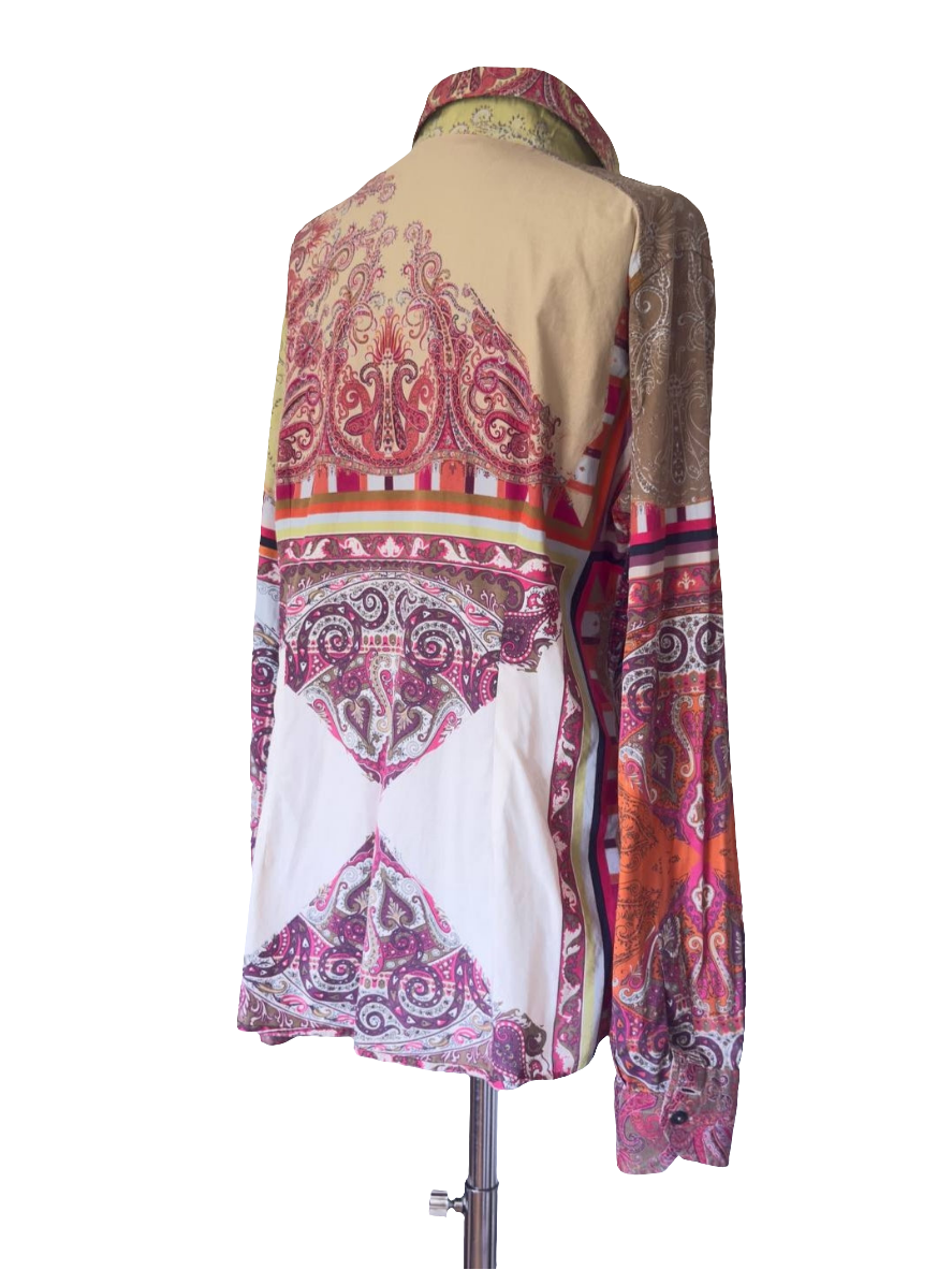 Camisa patchwork Etro • Talla 4XL