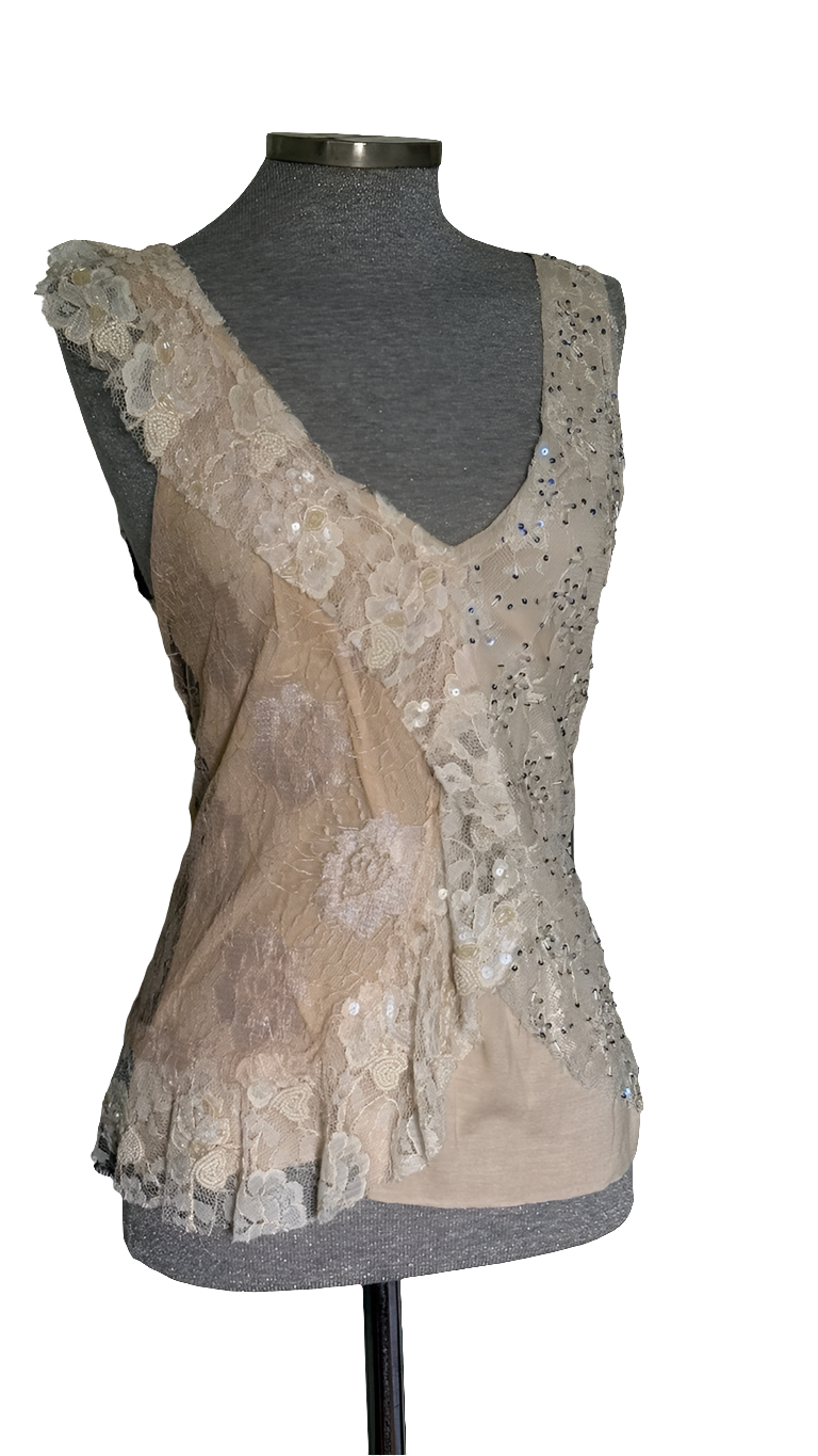 - Top bordado Twin set Simona Barbieri • Talla L