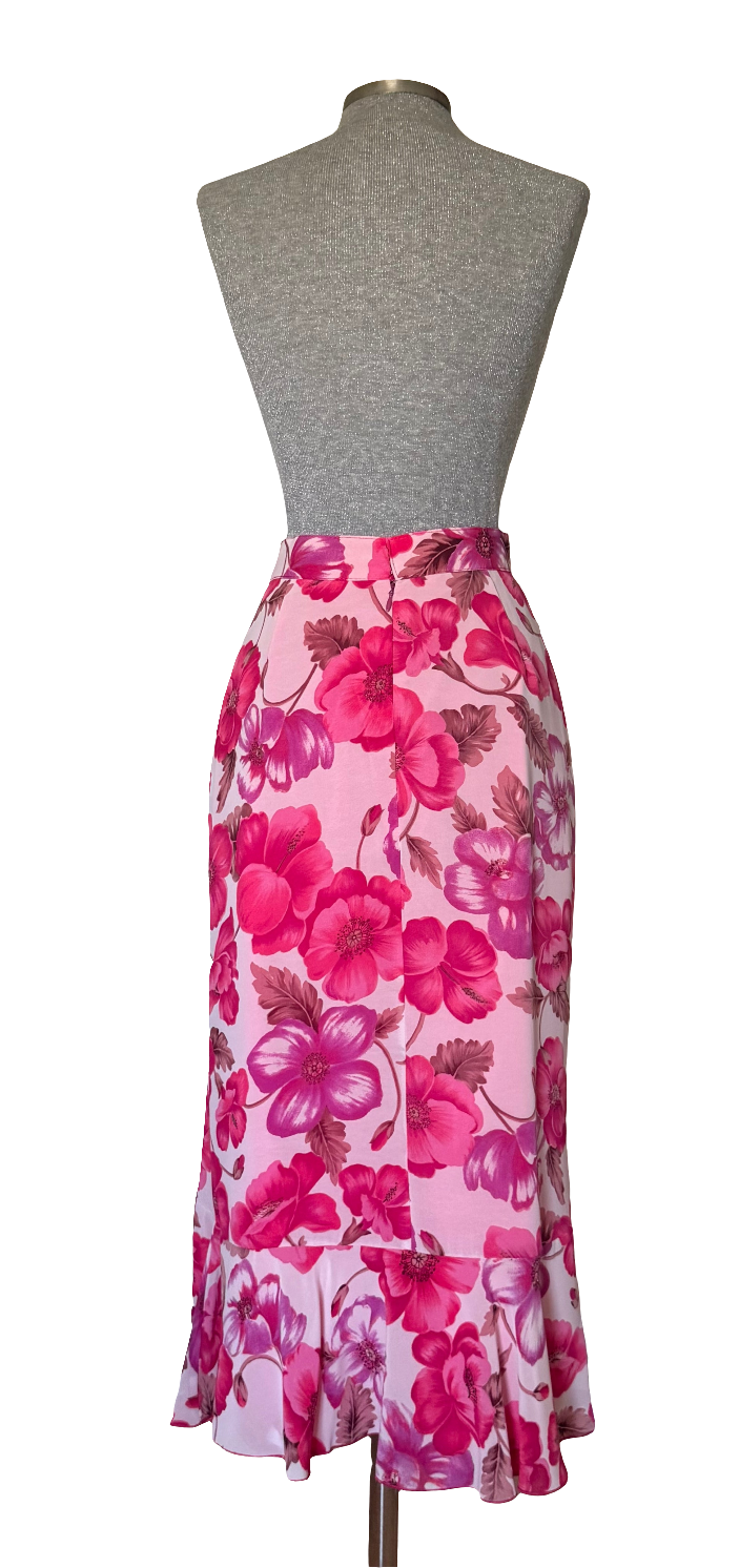 Falda vintage estampada Matilde Cano • Talla M