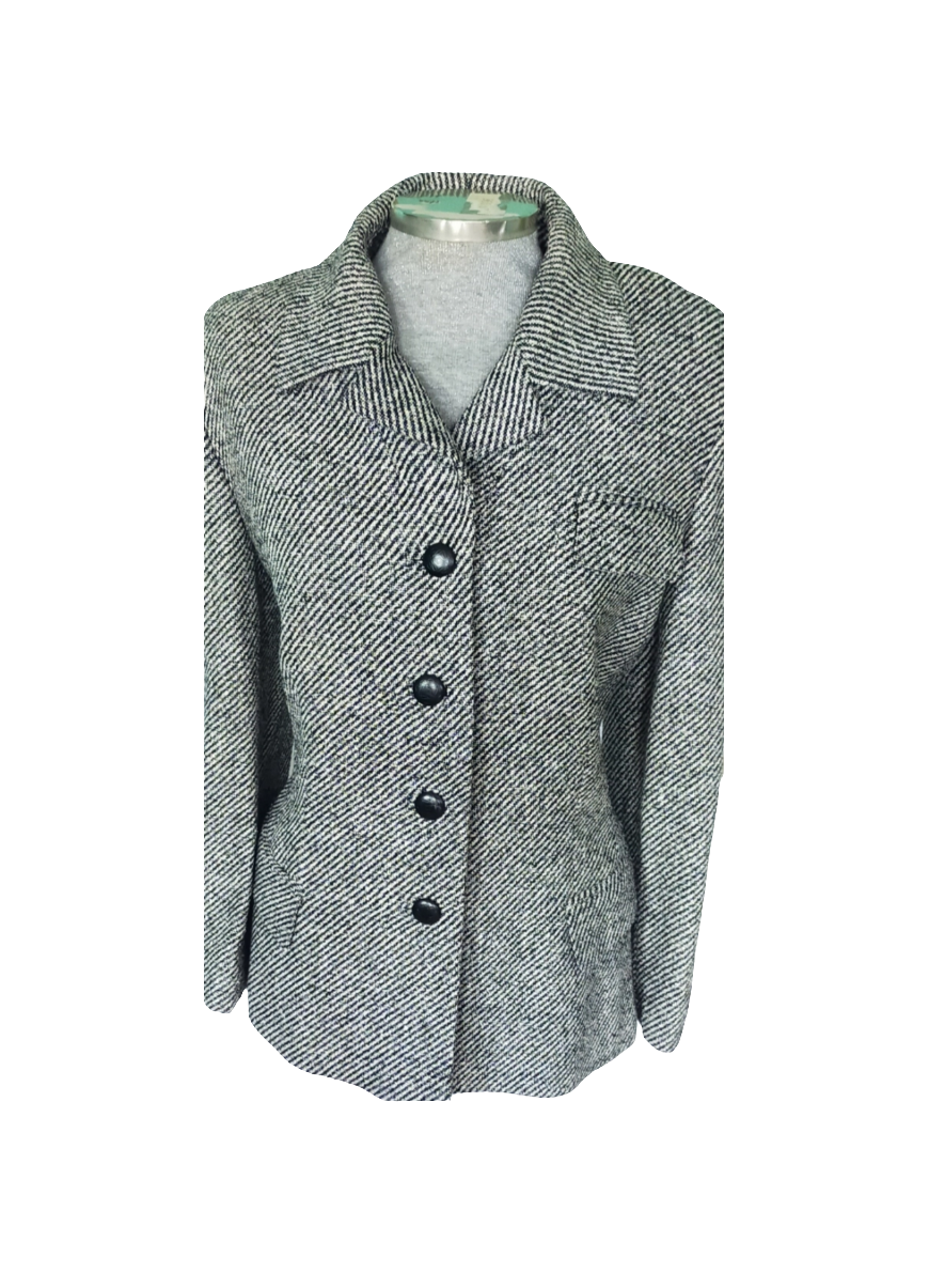 Blazer vintage seda y lana Loewe • Talla XL/XXL