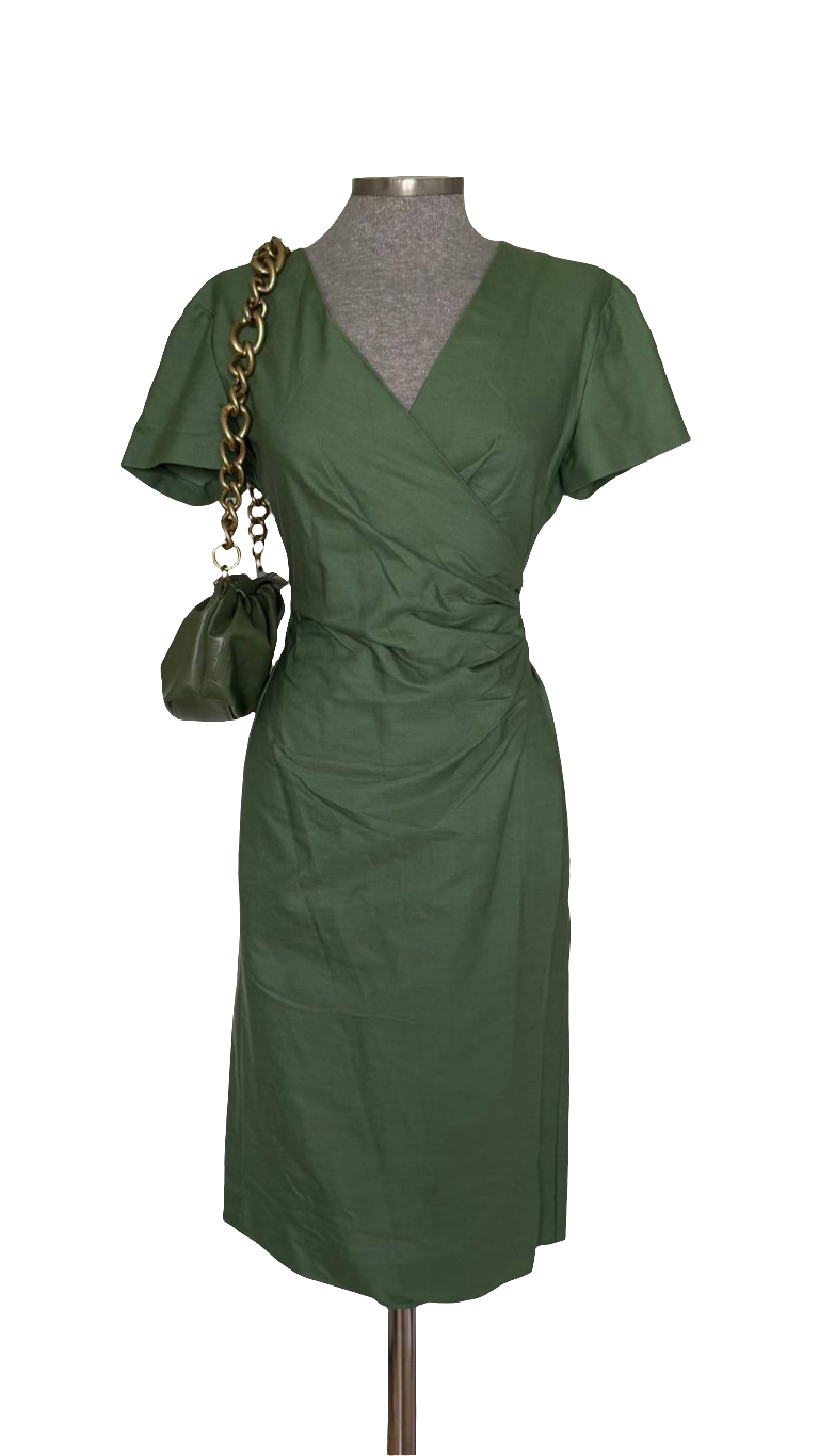 Vestido drapeado Max Mara Studio • Talla M