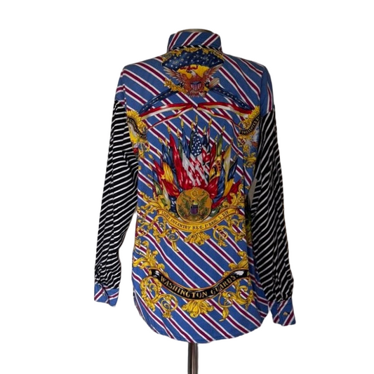 Camisa vintage barroco Versace Jeans Couture • Talla M