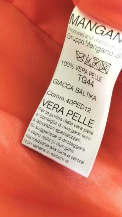 Chaqueta vintage cuero  Mangano • Talla S