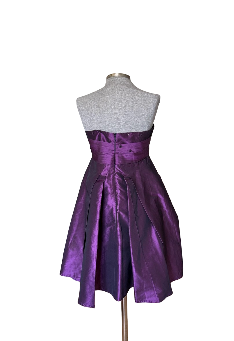 Vestido purpura Adolfo Domínguez • Talla L