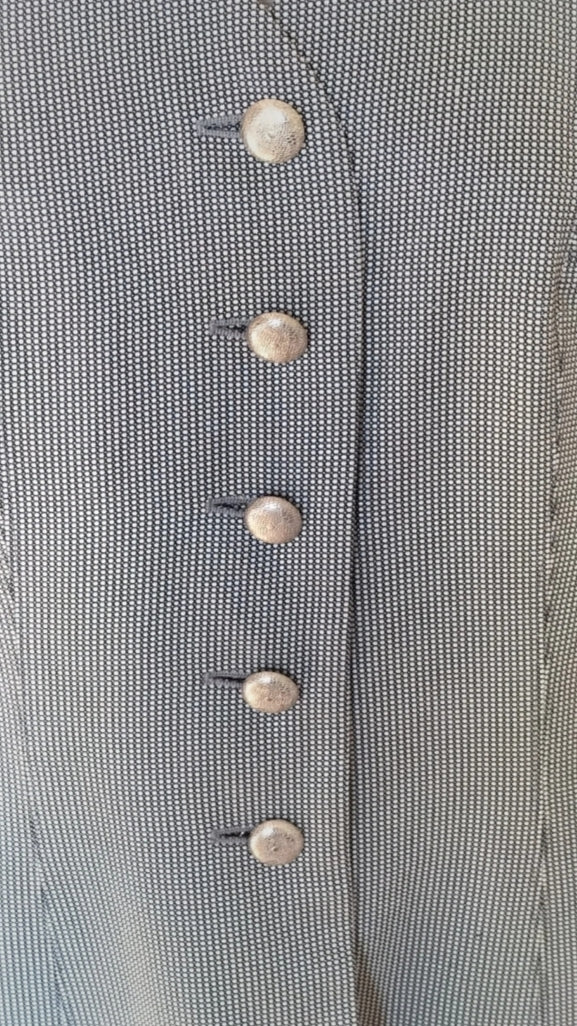 Chaqueta vintage metalizada  Pierre Balmain • Talla XL