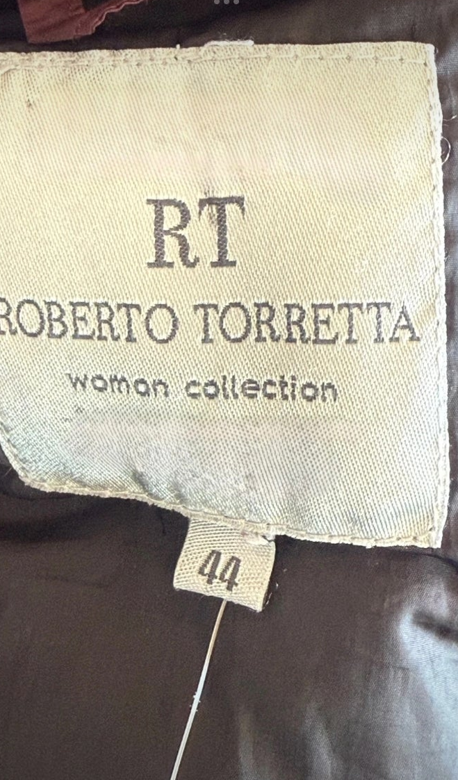 Plumífero largo granate Roberto Torretta • Talla 2XL