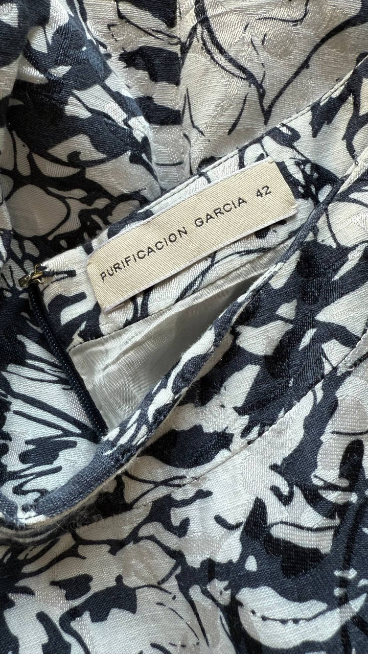 - Vestido estampado floral Purificación García • Talla XL