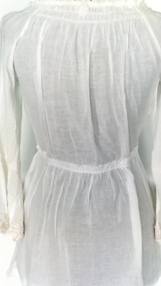 Blusa bordada Raffaela D’Angelo • Talla M