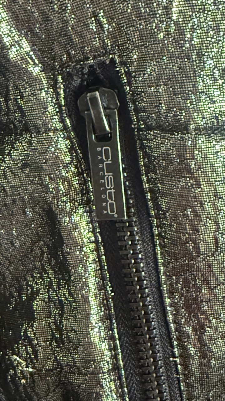 Plumífero metalizado Custo Barcelona vintage • Talla M