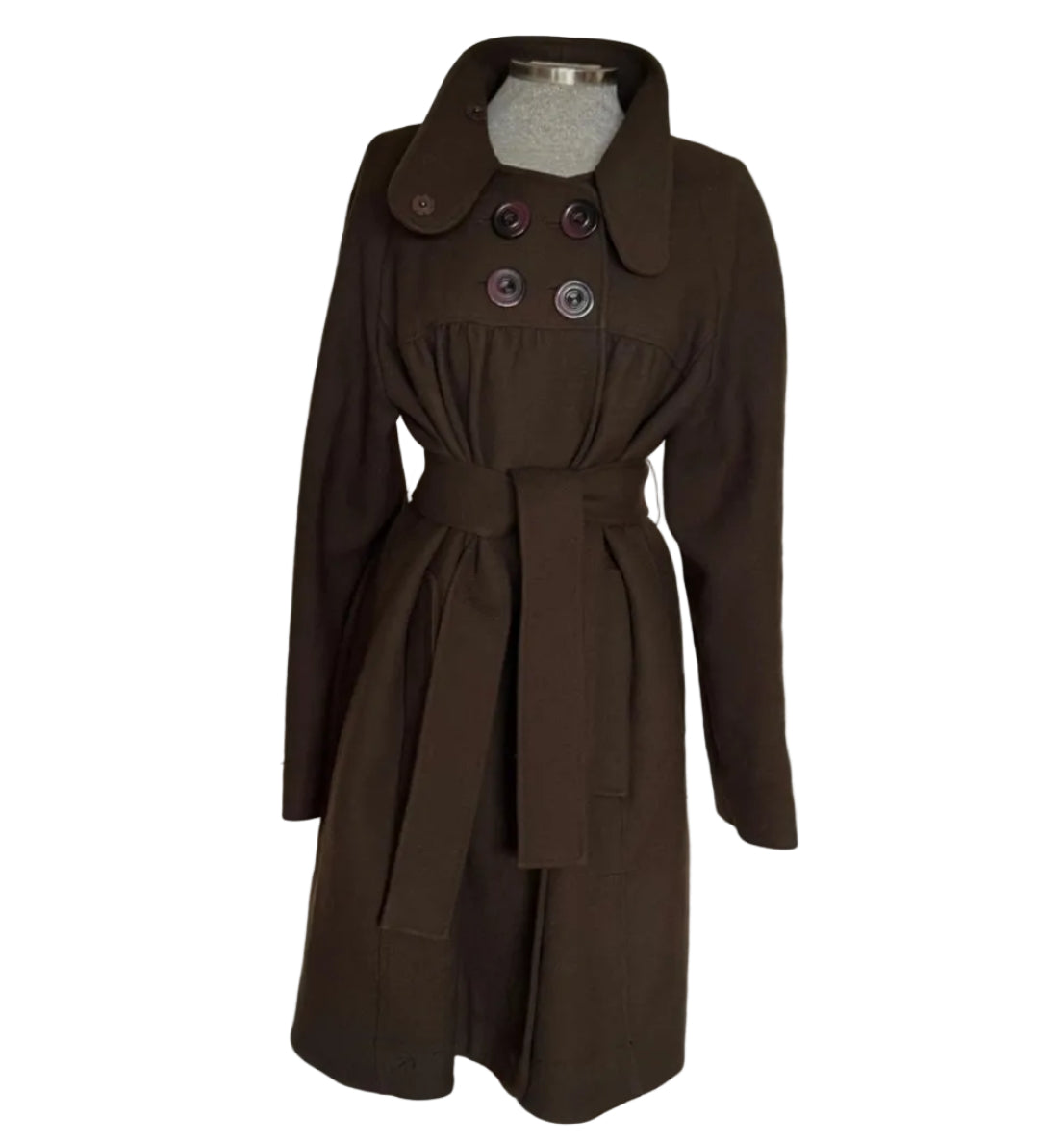 Abrigo lana con cinturón Hoss Intropia • Talla XL/XXL
