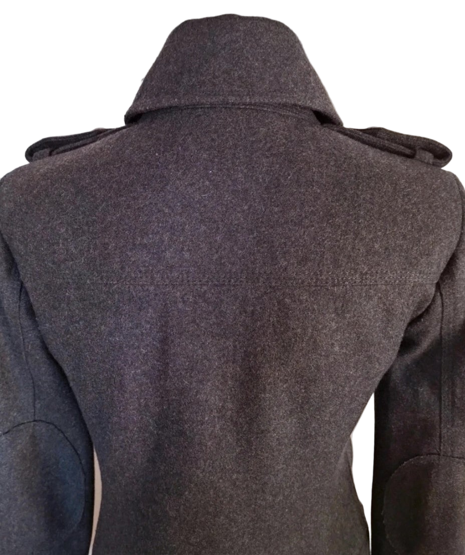 Chaqueta militar lana gris Bimba y Lola • Talla S