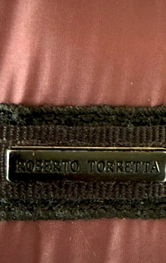 Plumífero largo granate Roberto Torretta • Talla 2XL
