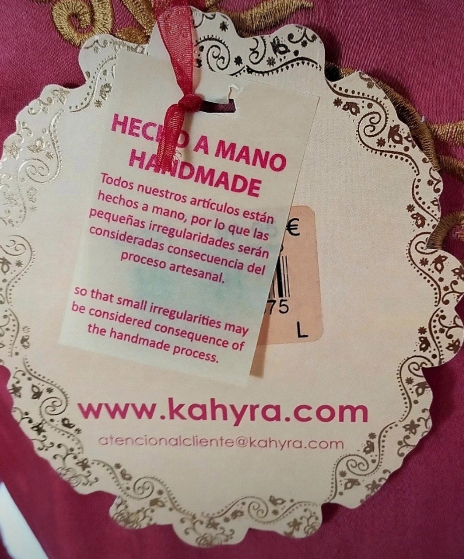 Vestido bordado Kahyra • Talla L
