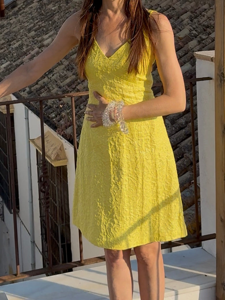 Vestido brocado Roberto Verino • Talla M