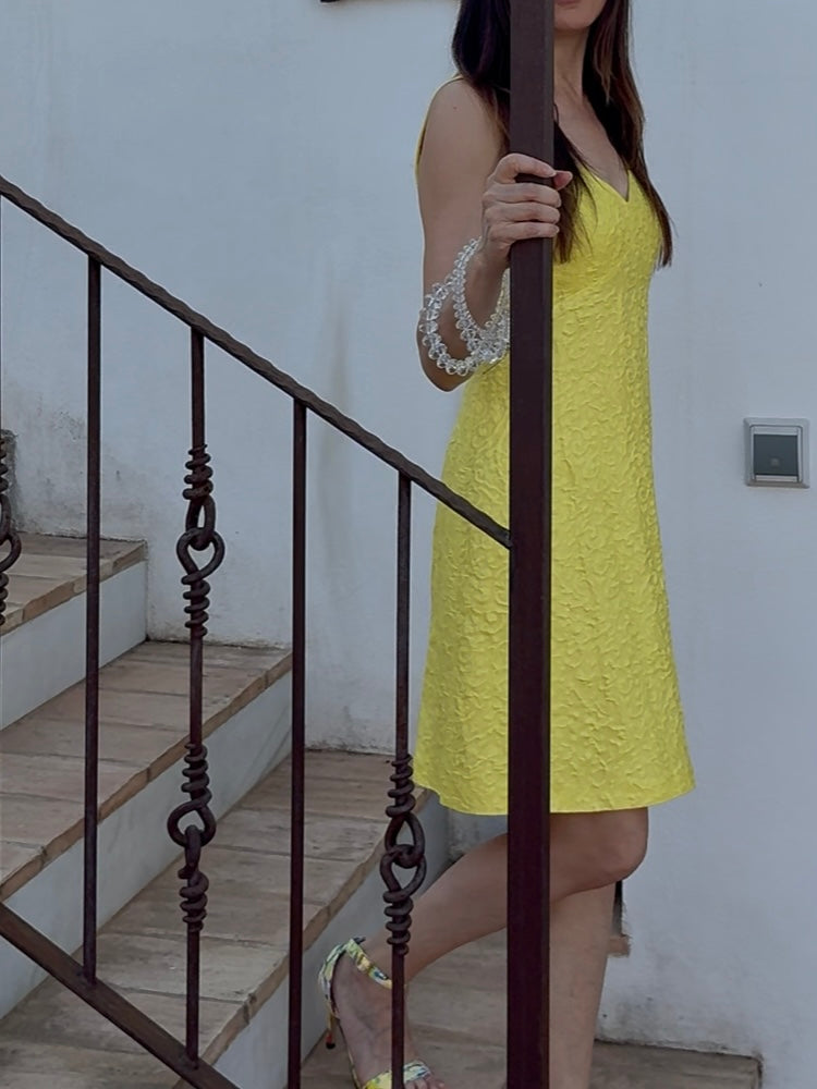 Vestido brocado Roberto Verino • Talla M