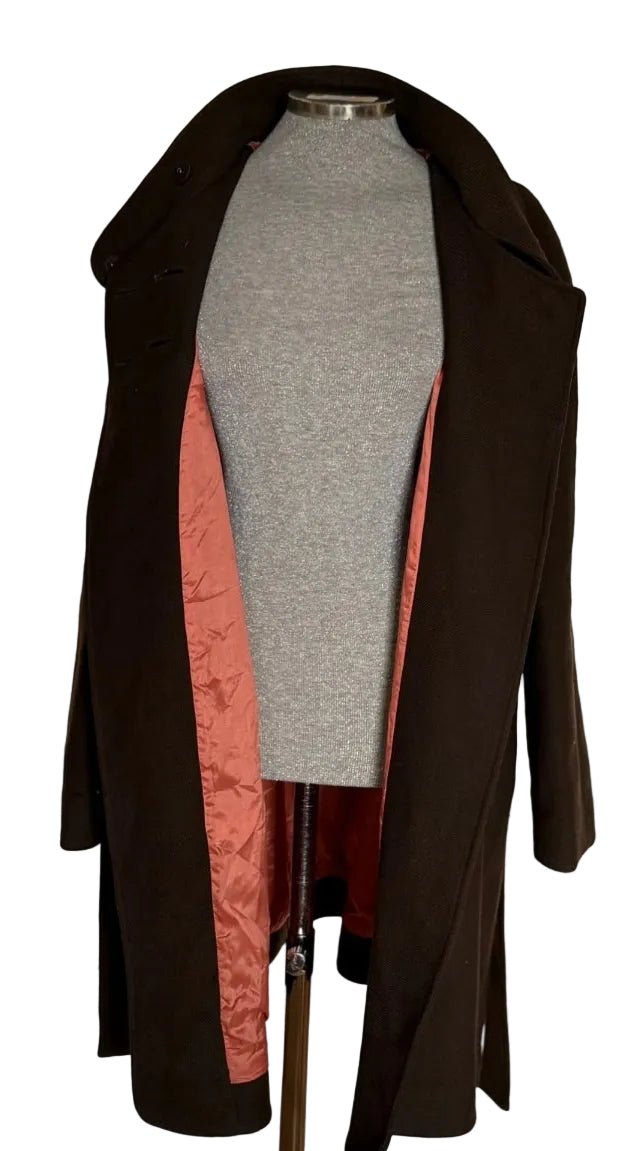 Abrigo lana con cinturón Hoss Intropia • Talla XL/XXL
