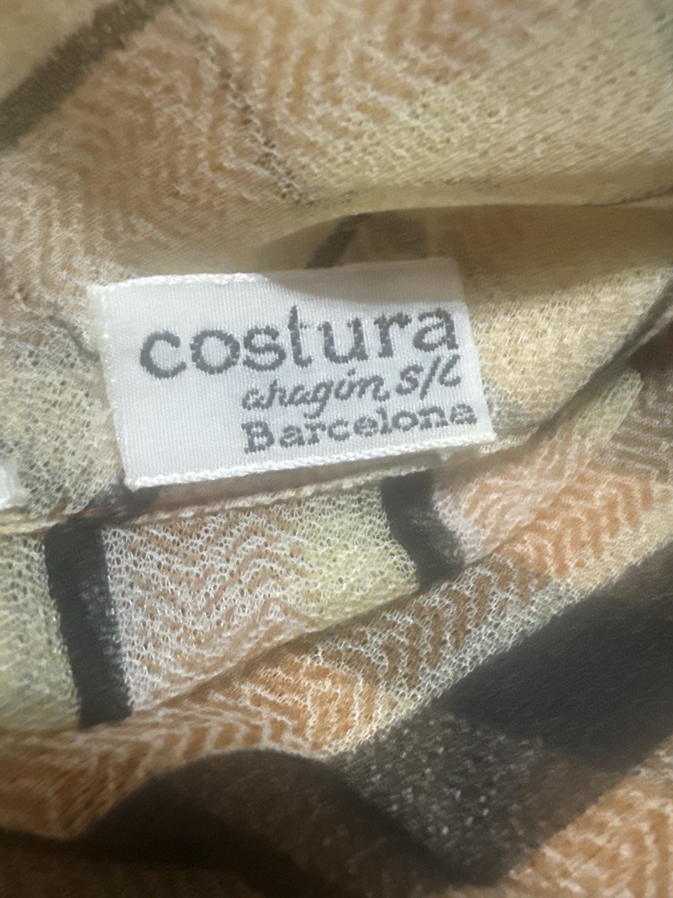 - Vestido Vintage Costura Chagin Barcelona • Talla S
